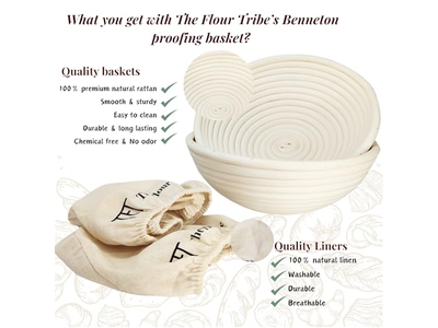 Banneton Rond 10 Pouces Osier Français Machine d'Apprêt à Pain Armoire à Pâte