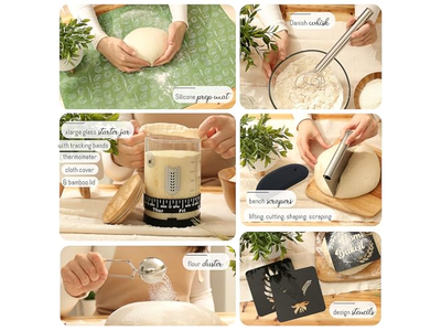 Panier de Fermentation pour Pain 9 Pouces Moule Européen Paniers Pâte au Levain