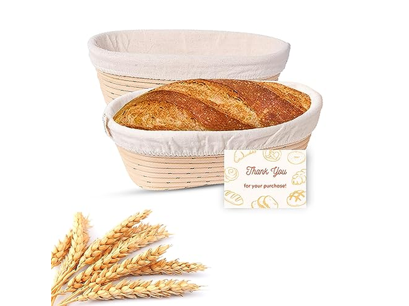 Panier d'Apprêt Banneton 9 Pouces 10In 10Pouces Ovale Rond Cuisson Baguette