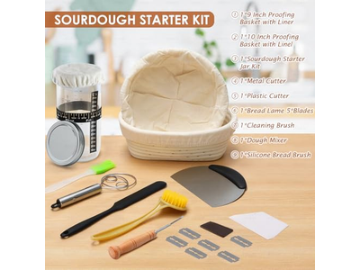 <u><a href='https://fr.bannetonbasket.com'>Paniers à pain</a></u> de Boulanger Doublure de Friteuse à Air Plateau de Cuisson Panier en Osier 9 Pouces