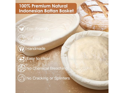 <u><a href='https://fr.bannetonbasket.com'>Paniers à pain</a></u> de Boulanger Doublure de Friteuse à Air Plateau de Cuisson Panier en Osier 9 Pouces