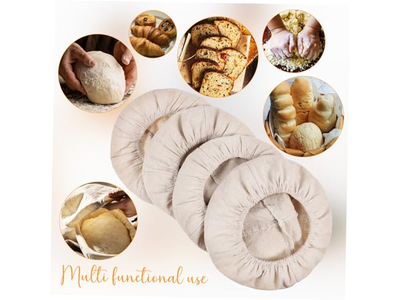 Fournitures de Boulangerie Pâte Ustensiles de Fabrication de Pain Panier avec Couvercle Ensemble de 2