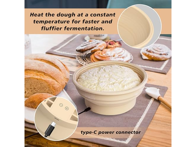 Panier d'Apprêt Banneton Avec Tissu Vietnam Saule Rotin Bol Pains Paniers