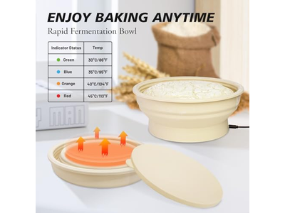 Panier d'Apprêt Banneton Avec Tissu Vietnam Saule Rotin Bol Pains Paniers