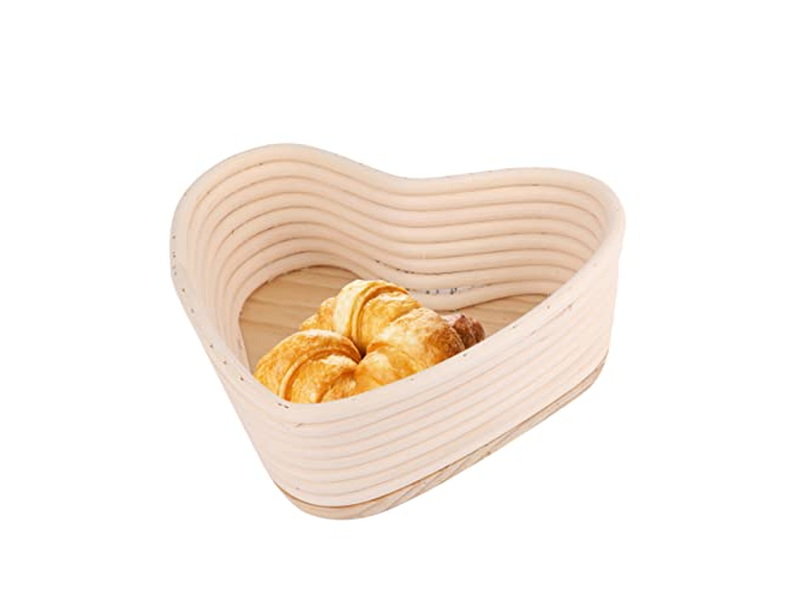 Ensemble Panier d'Apprêt Banneton Rond Ovale Vietnam Rotin Naturel