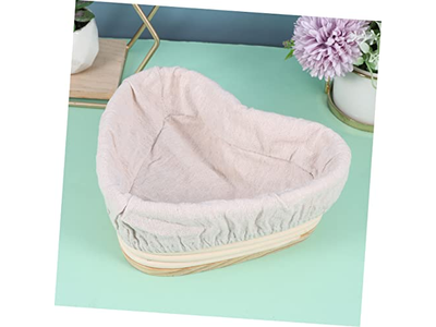 Ensemble Panier d'Apprêt Banneton Rond Ovale Vietnam Rotin Naturel