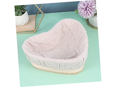 Ensemble Panier d'Apprêt Banneton Rond Ovale Vietnam Rotin Naturel