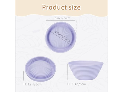 Banneton Rectangle Pas Cher Outils de Pâtisserie Kit Sécurité Enfant Panier à Pain Paille