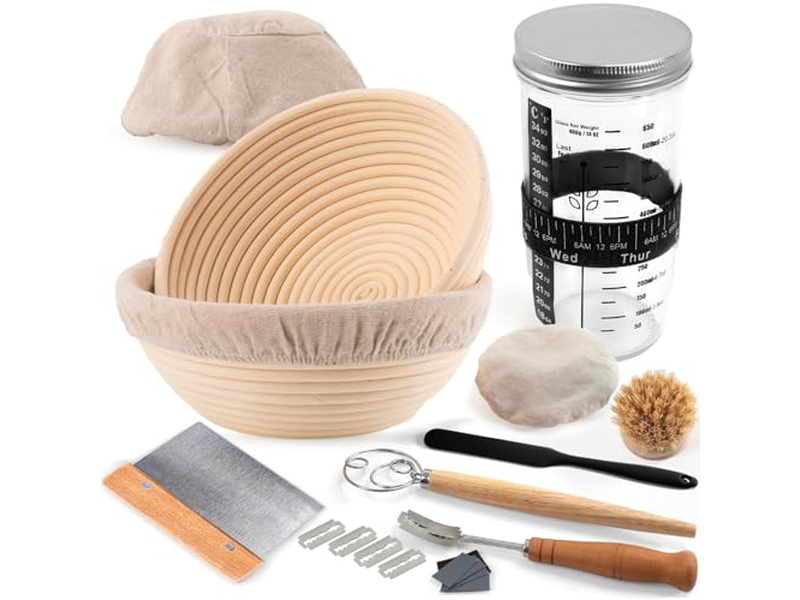 Banneton Osier Saule Panier 6 Pouces Apprêt Banetton Benetton Bambou