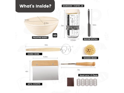 Banneton Osier Saule Panier 6 Pouces Apprêt Banetton Benetton Bambou