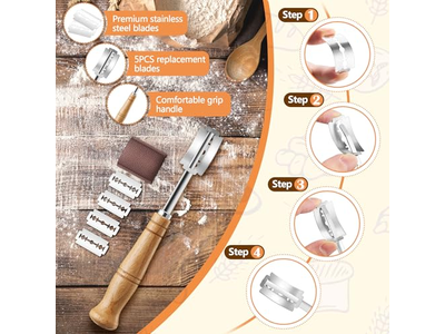 Panier à Pain Scone Brownie Gâteau Muffins en Bois Pâte à Pain Sourdough Baton