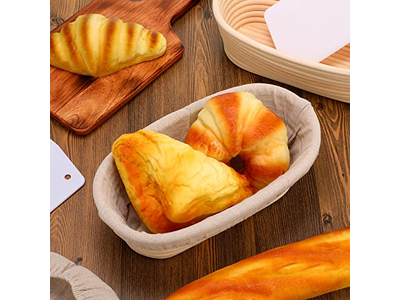 Panier d'Apprêt Benetton 23Cm Ovale Rond Forme Pâte Pâtisserie Doublure Pain