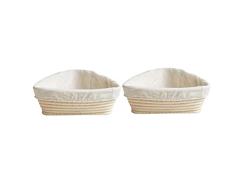 Panier d'Apprêt Benneton Rond et Ovale Brosse à Pain Grattoir à Poêle Couche Bol