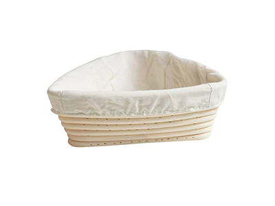 Panier d'Apprêt Benneton Rond et Ovale Brosse à Pain Grattoir à Poêle Couche Bol