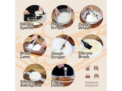 Grand Panier Pour Cadeaux Pain 2 Pièces Couteau Fait Maison Doublure Apprêt Silice