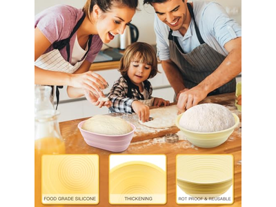 Panier à Pain en Rattan pour Comptoir de Cuisine