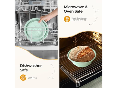 <u><a href='https://fr.bannetonbasket.com'>Paniers à pain</a></u> pour Servir Avec Tissu Panier d'Apprêt Banneton Grattoir Lame