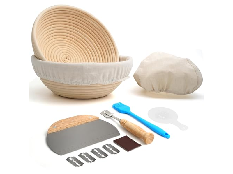 Paniers Banneton pour Cuisson au Levain avec Outils Essentiels