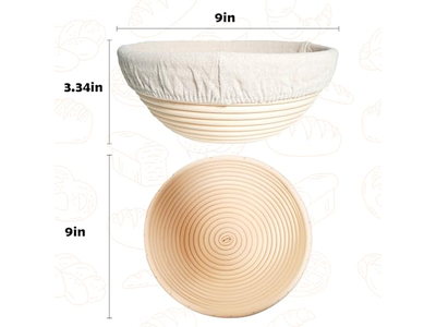 Paniers Banneton pour Cuisson au Levain avec Outils Essentiels