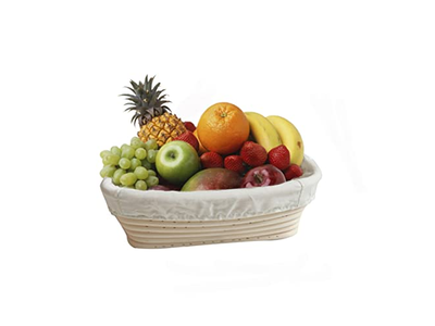 Panier d'Apprêt pour Pain Conception Insert Long Banneton 7 Pouces Premium Ovale 10 Pouces