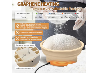 Panier Ovale en Osier avec Grattoir à Pâte pour Levain