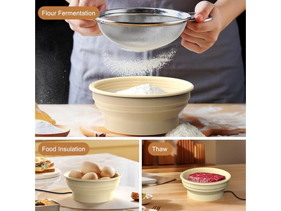 Panier d'Apprêt Électrique Lavable pour Pain Artisan et Gressins