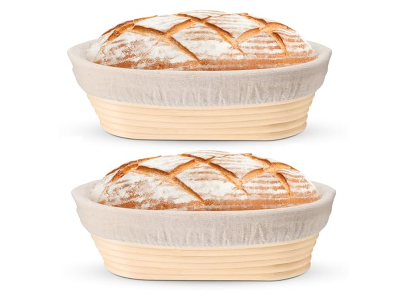 Panier d'Apprêt Ovale Brotform 9 Pouces (1kg) Fait Main Grande Taille