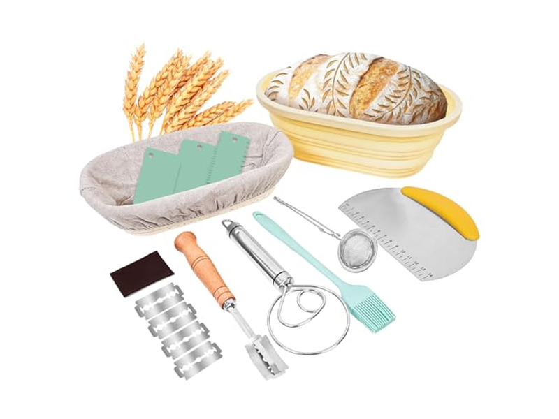 Bol Grattoir à Pâte Pain au Levain Moule à Pain Petit Panier Rond 10 Pouces