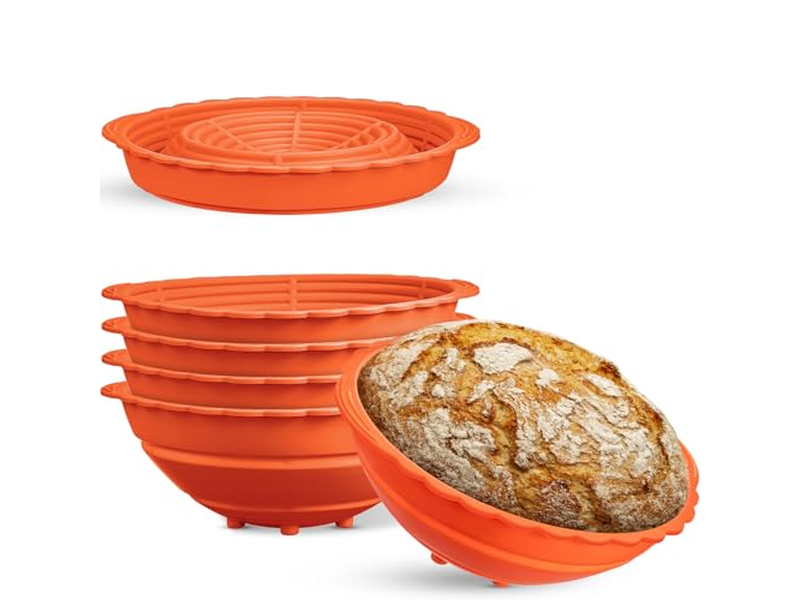 Panier de Fermentation Pain Bannetons Paniers de Fermentation Banneton 10 Pouces Ensemble de 2