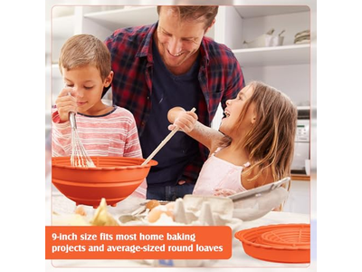 Panier de Fermentation Pain Bannetons Paniers de Fermentation Banneton 10 Pouces Ensemble de 2