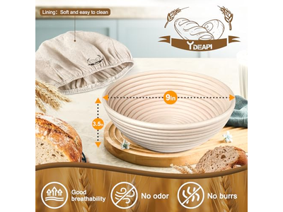 Support de Panier sur Pied Fermentation Toile de Lin Fermentation Levain Personnalisée