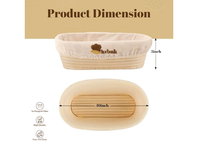 Bol à Pain en Rotin Indonésien Cuisson de Pain au Levain