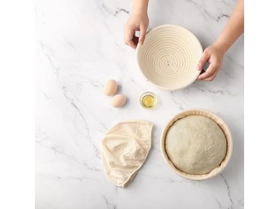 Panier Banneton Rond Premium Saint Germain Bakery avec Doublure