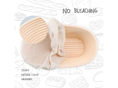 Kit Pain Banneton Triangle Levain Rectangle Canne Multi Taille