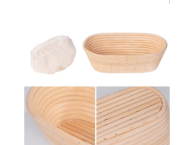 Panier d'Apprêt Banneton 9 Pouces 10In 10Pouces Ovale Rond Cuisson Baguette