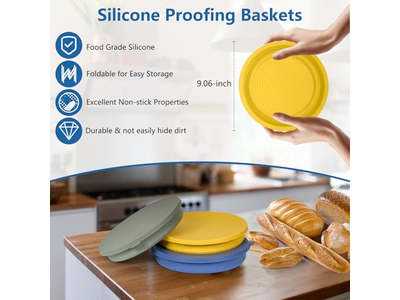 Bol à Pâte à Pain Triangle Banneton avec Fonctions Chauffantes