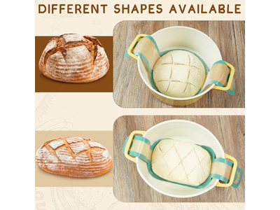Panier d'Apprêt pour Pain Avec Lampe Grattoir Personnalisé Pour Cuisson