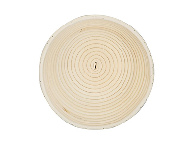 Panier d'Apprêt Banneton en Canne 9 Pouces avec Grattoir, Lame et Doublure (Populaire)