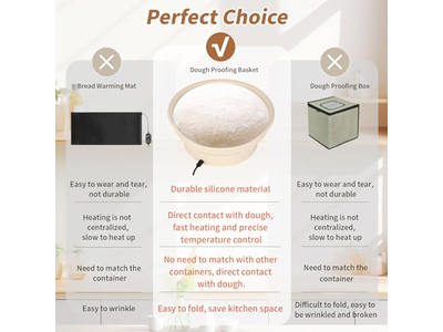 Couche Tissu d'Apprêt Pain 8 Pouces Osier Banneton Doublé Rond 7 Panier Benetton