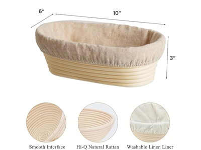 Panier Qualité Alimentaire Bol Doublure Pain Fermentation Costume Façonnage Levain