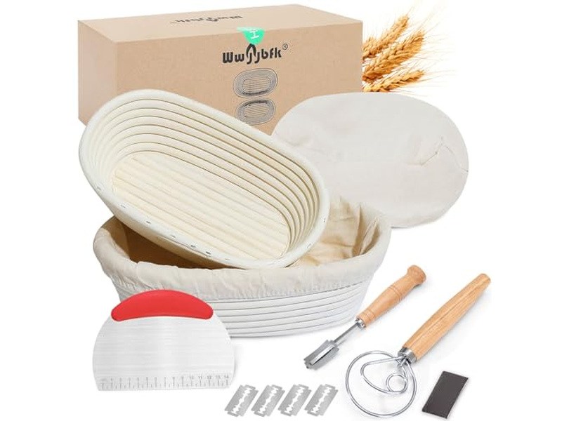 <u><a href='https://fr.bannetonbasket.com'>Paniers à pain</a></u> Français avec Couvercle Kit Panier Cadeau Fait Main Bricolage Petit